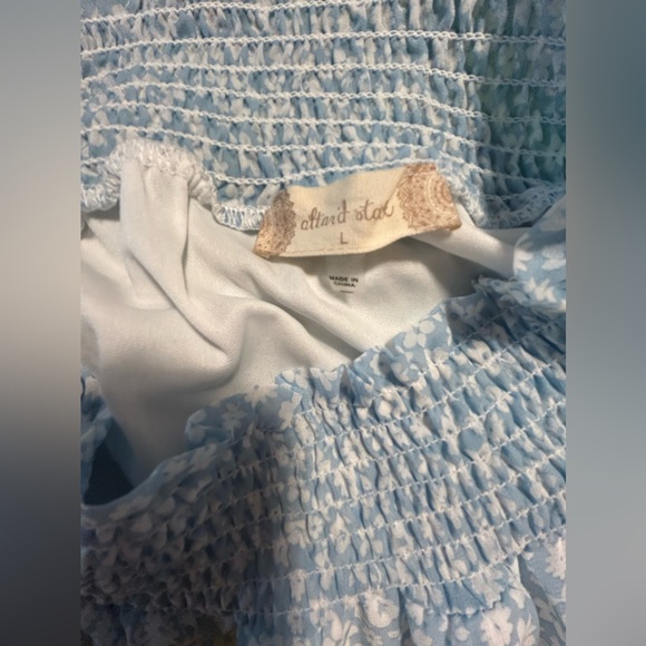 Altar’d State blue floral print skirt - Picture 2 of 3